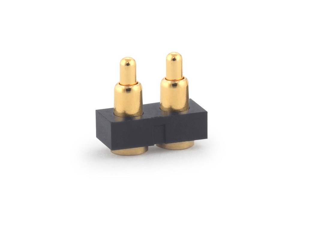 Spring-loaded Plated Gold Pogo pin Connector 2 Point Spring-loaded Plated Gold Pogo pin Connector 2 Point