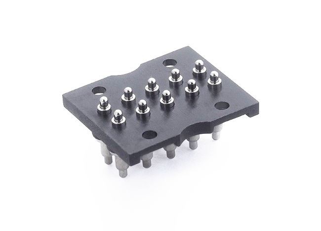 Double-head 10 pin spring Pogo Pin connector