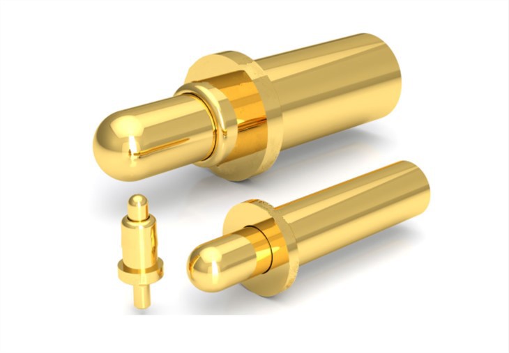 Qoplangan Oltin Prujinali Pogo Pin