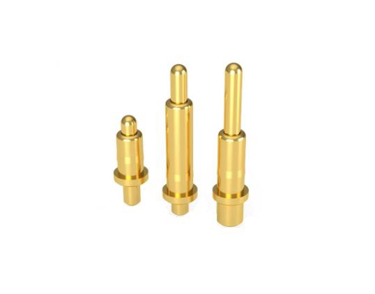 Qaytib olinadigan prujinali oltin qoplamali Pogo pin