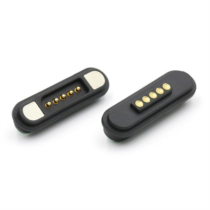 Prujinali batareya zaryadlovchi Pogo pinli ulagichi